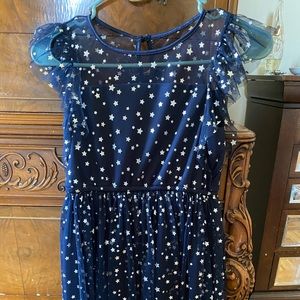 Nordstrom Nickie Lew size 8 girls star dress